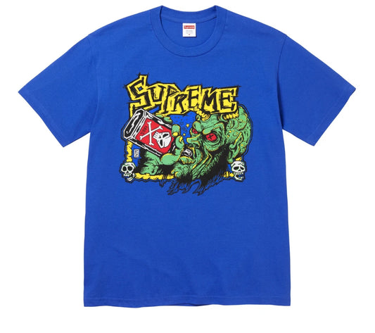 SUPREME ROB ZOMBIE BLOWOUT BLUE TEE (BRAND NEW)