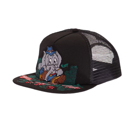 SUPREME ELEPHANT MESH BLACK TRUCKER HAT (BRAND NEW)