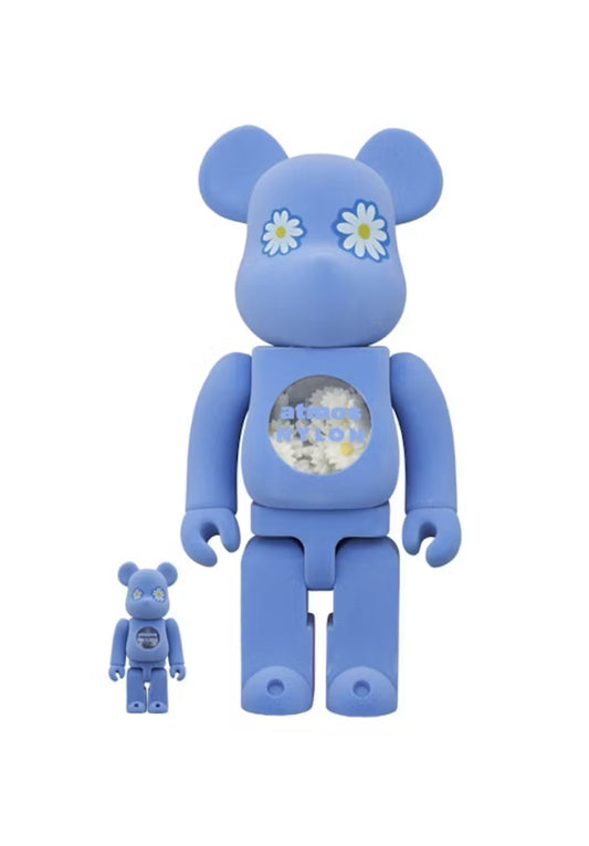 BEARBRICK ATMOS X NYLON JAPAN TYPE-2 100% & 400% Set (BRAND NEW)