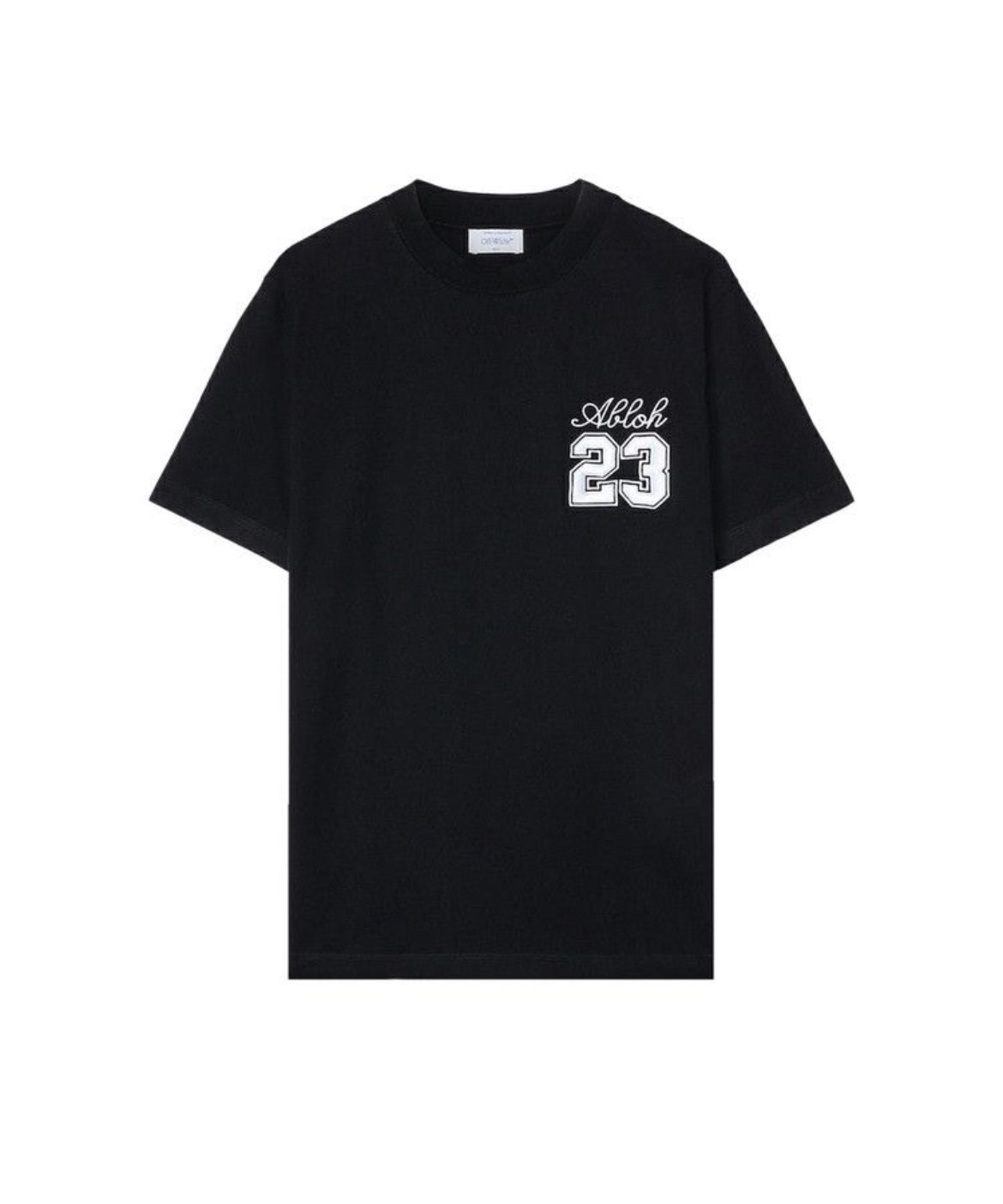 OFF-WHITE VIRGIL ABLOH 23 BLACK TEE (PRE-OWNED)