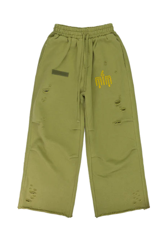 MURD333R FM GREEN SWEATPANTS (BRAND NEW)