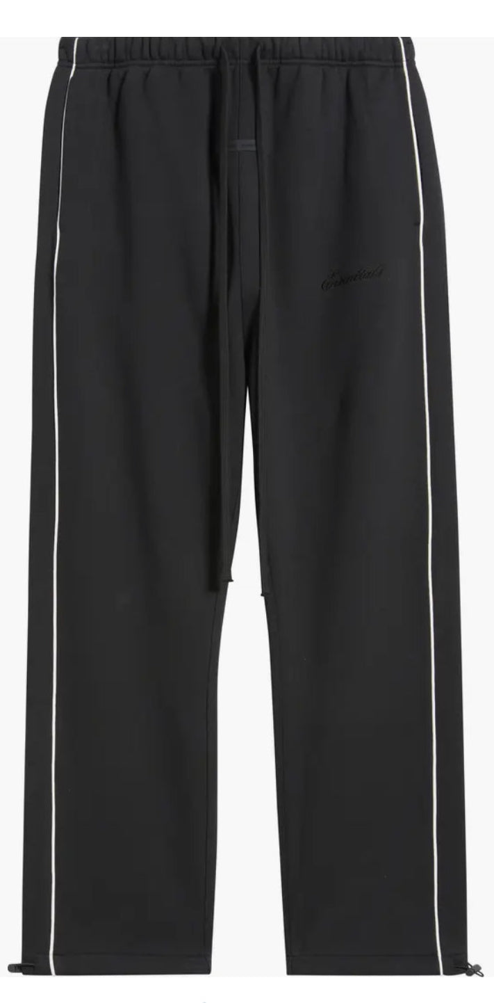 ESSENTIALS FEAR OF GOD RELAXED FLEECE PIPING SWEATPANTS (BRAND NEW)