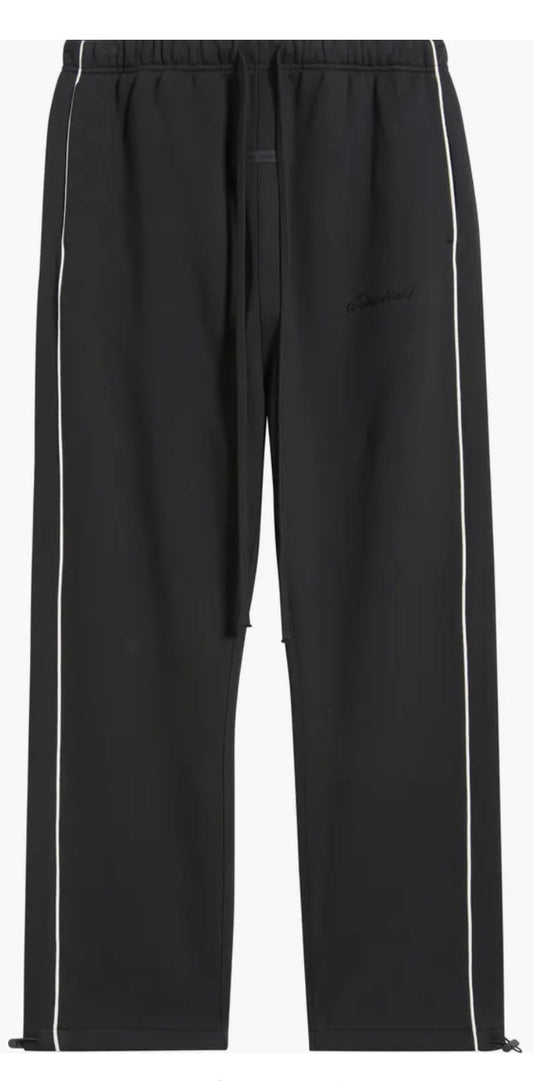 ESSENTIALS FEAR OF GOD RELAXED FLEECE PIPING SWEATPANTS (BRAND NEW)