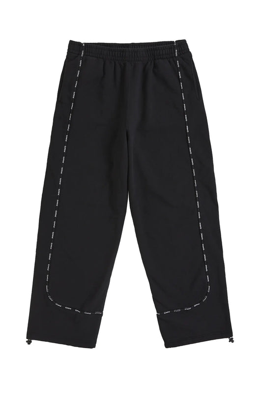 SUPREME PIPING BLACK SWEATPANTS (BRAND NEW)