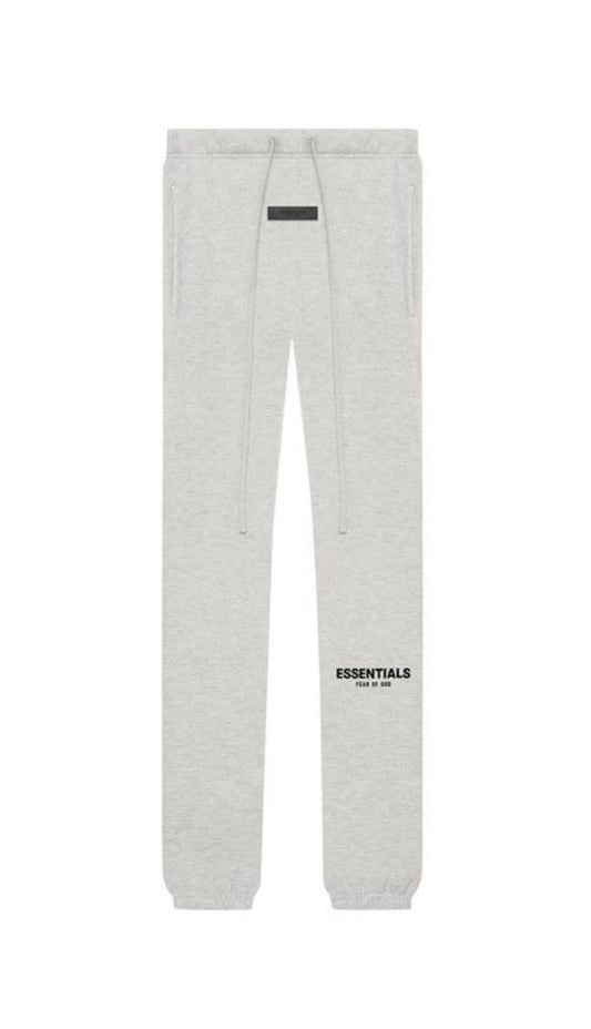 ESSENTIALS LIGHT OATMEAL CUFFED SWEATPANTS (BRAND NEW)
