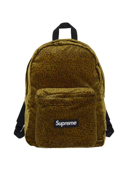 SUPREME LEOPARD VELVET BACKPACK (VNDS)