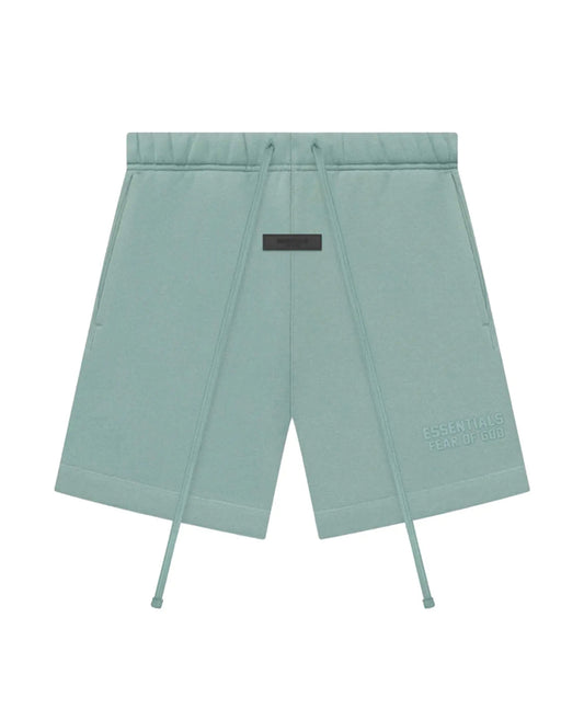 ESSENTIALS TEAL SWEAT SHORTS (BRAND NEW)