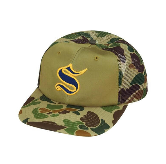 SUPREME CONTRAST S MESH BACK “OLIVE CAMO” (BRAND NEW)