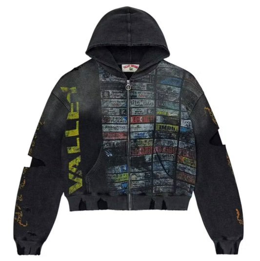 VALE FOREVER GLITCH ZIP UP HOODIES (BRAND NEW)