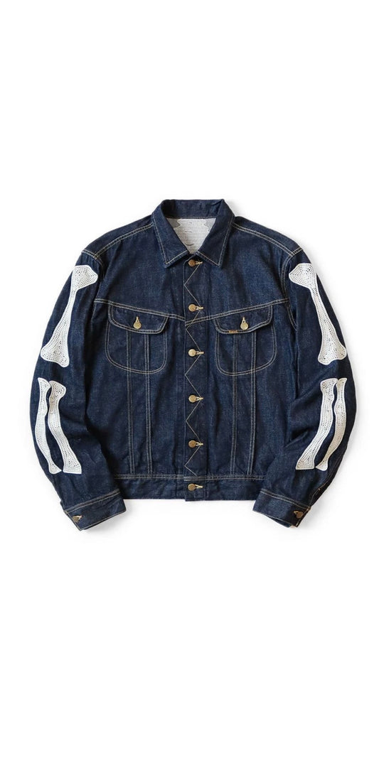 KAPITAL MEXICAN TUXEDO WESTERNER BONE DENIM (PRE-OWNED)