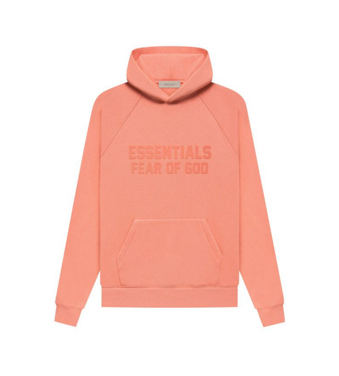 ESSENTIALS FEAR OF GOD SALMON HOODIE (BRAND NEW)