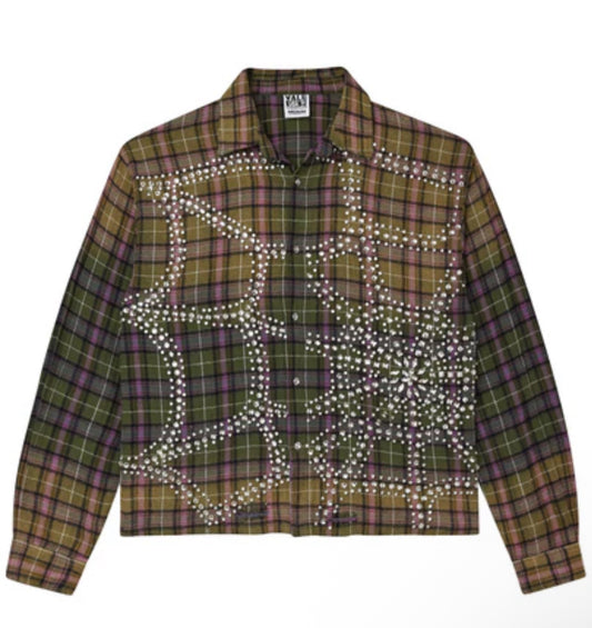 VALE GREEN FEVER FLANNEL (BRAND NEW)