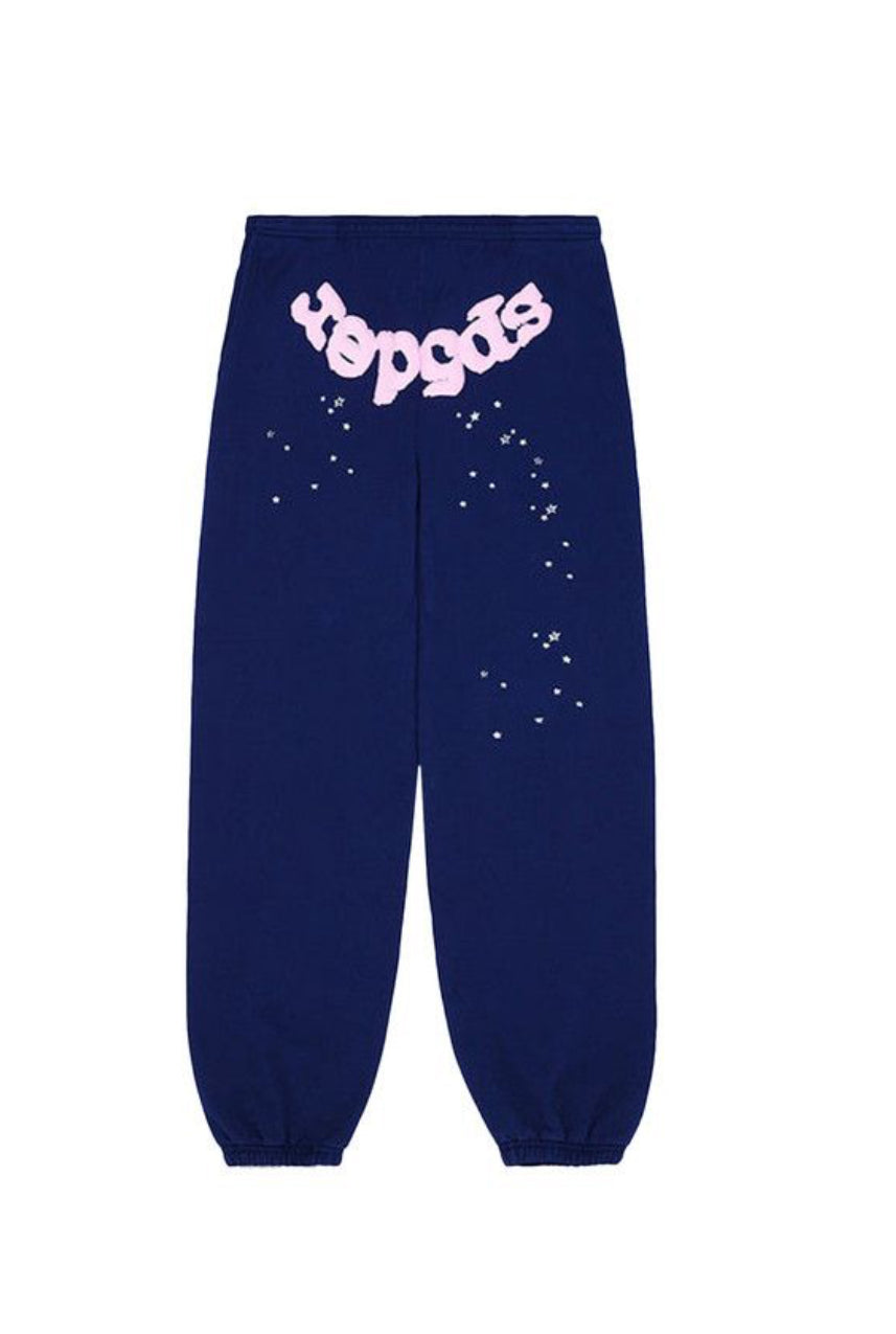 SP5DER OG WEB NAVY SWEATPANTS (BRAND NEW)