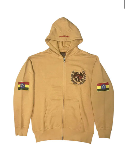 MURD333R FM GLOBAL YELLOW ZIP UP (BRAND NEW)