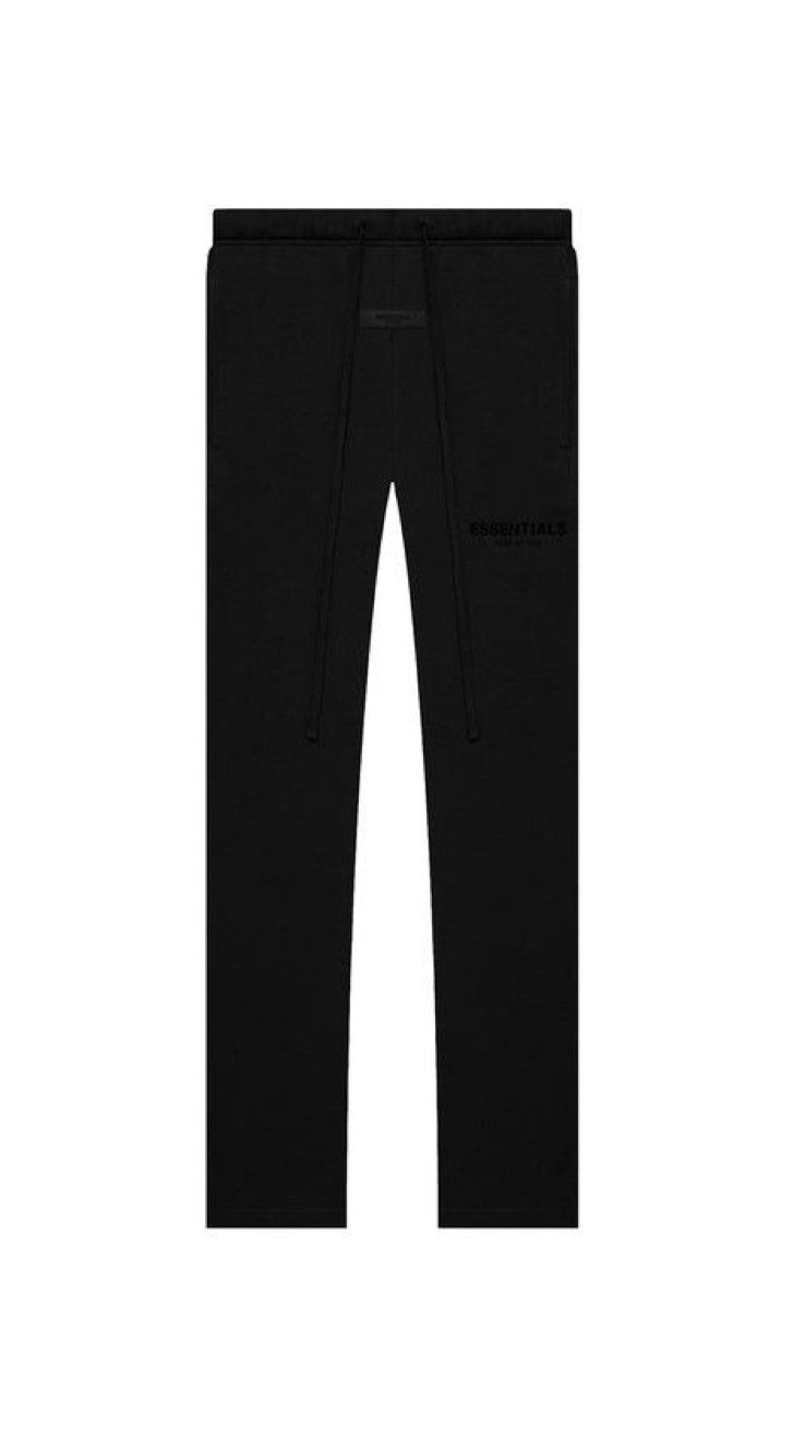 ESSENTIALS BLACK RELAXED SWEATPANTS (BRAND NEW)