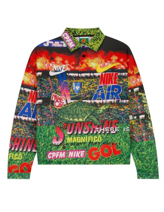 NIKE X CACTUS PLANT FLEA MARKET LONG SLEEVE POLO (PREOWNED)
