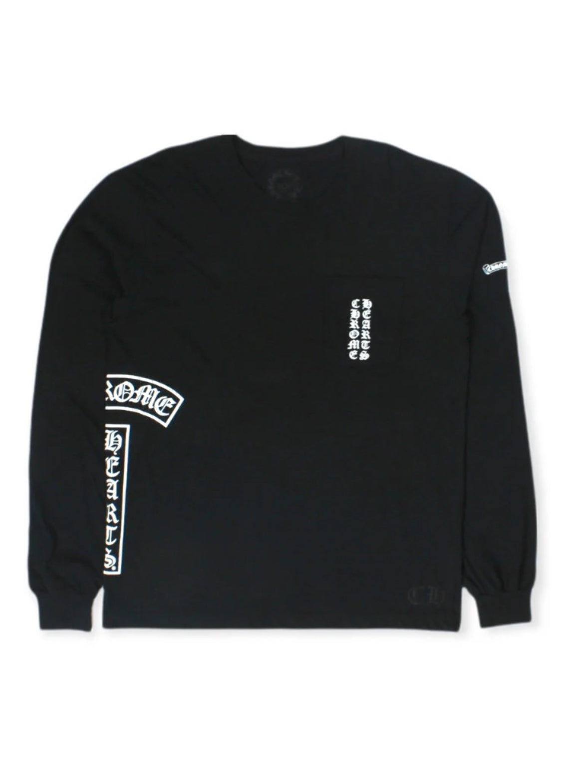 CHROME HEARTS T BAR BLACK LONGSLEEVE (PREOWNED)