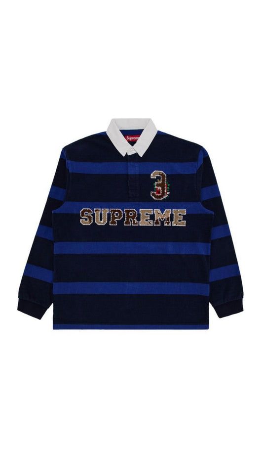 SUPREME STRIPED RUGBY POLO (PRE-OWNED)