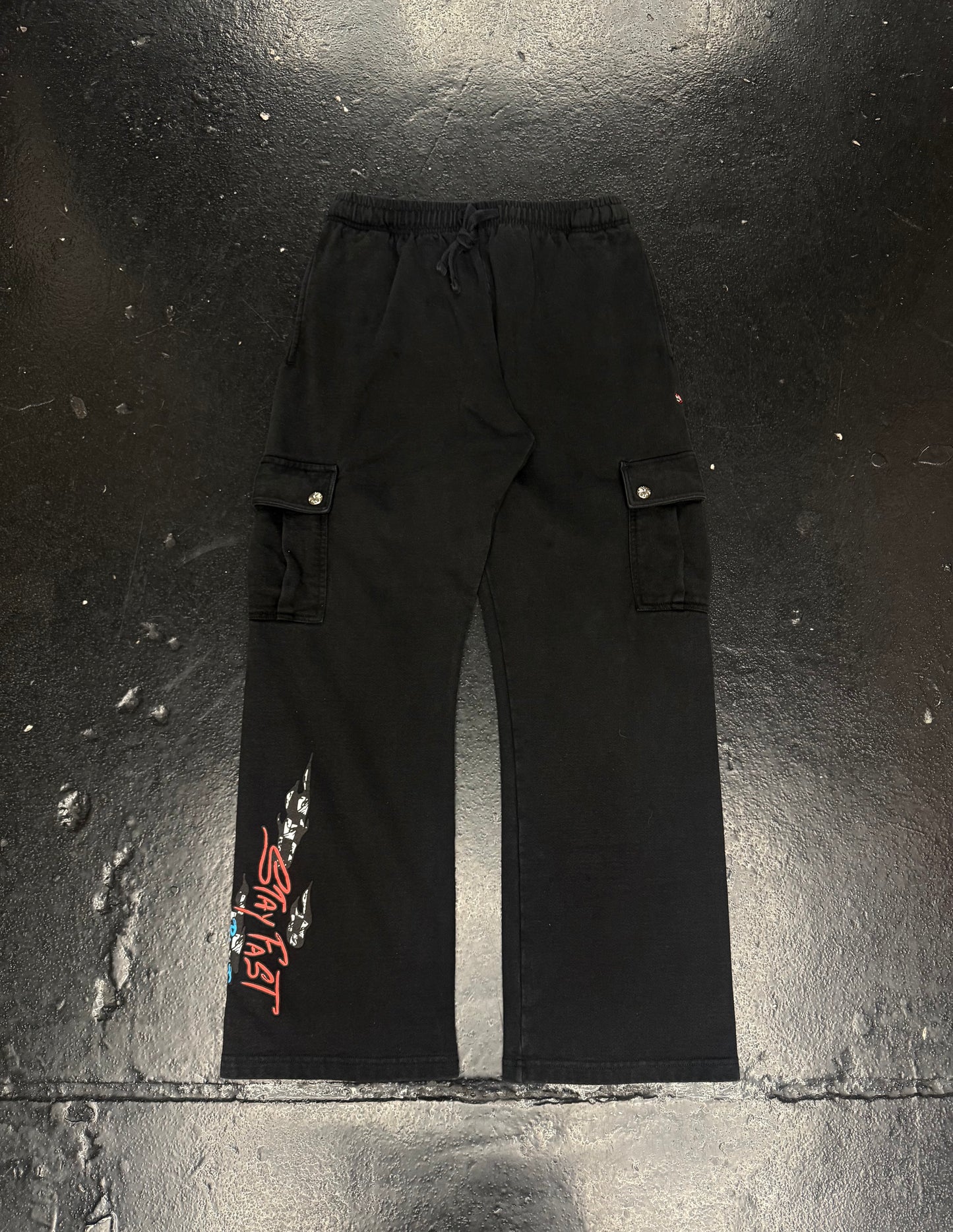 CHROME HEARTS MATTY BOY STAY FAST SWEATPANTS (PRE-OWNED)