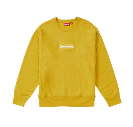 SUPREME MUSTARD CREWNECK (BRAND NEW)