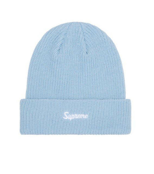 SUPREME LOOSE GAUGE LIGHT BLUE BEANIE (BRAND NEW)