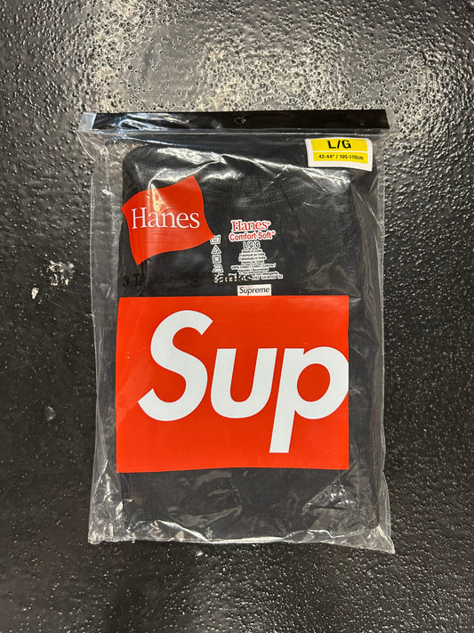 SUPREME 3 PACK TAG-LESS BLACK TANKS (BRAND NEW)