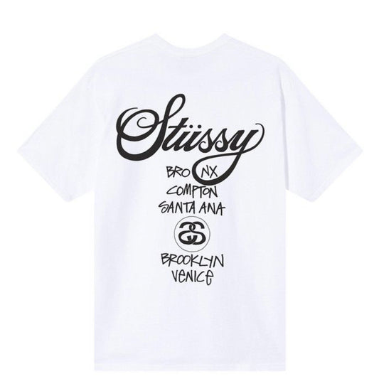 STUSSY WHITE CITY TEE (BRAND NEW)