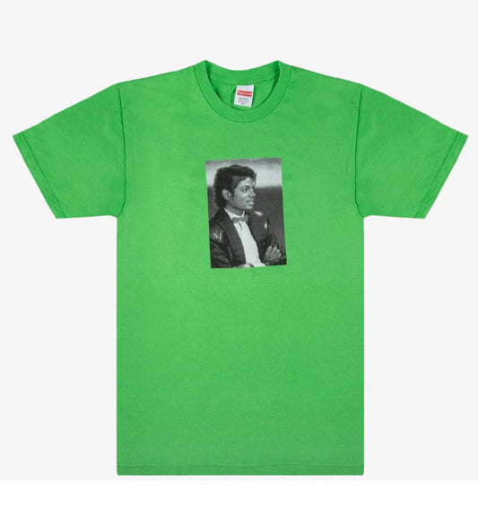 SUPREME MICHAEL JACKSON GREEN TEE (BRAND NEW)