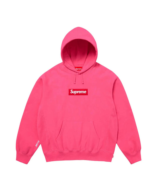 SUPREME BOX LOGO SWEATSHIRT MAGENTA (PRE-OWNED)