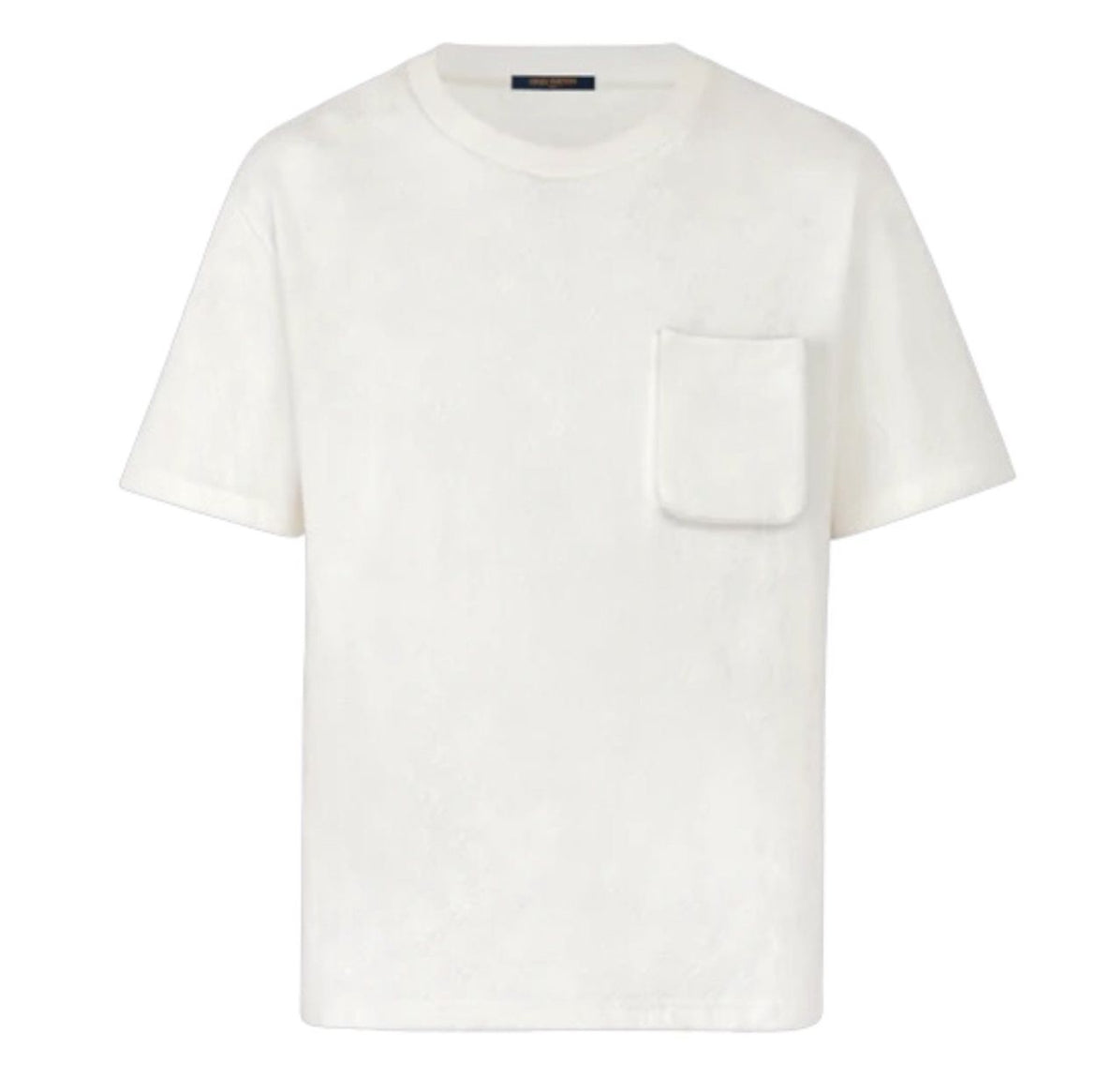 LOUIS VUITTON 3D POCKET MONOGRAM WHITE TEE (PRE-OWNED)