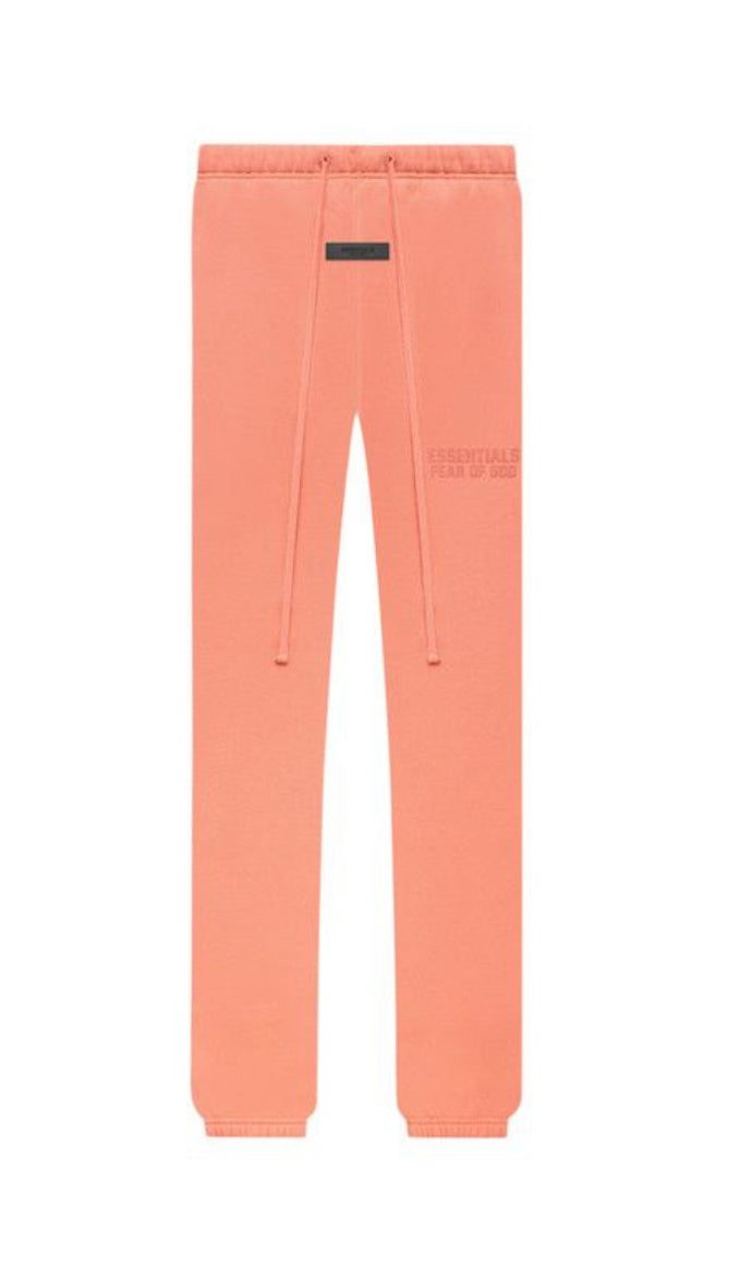 ESSENTIALS SALMON CUFFED SWEATPANTS (BRAND NEW)