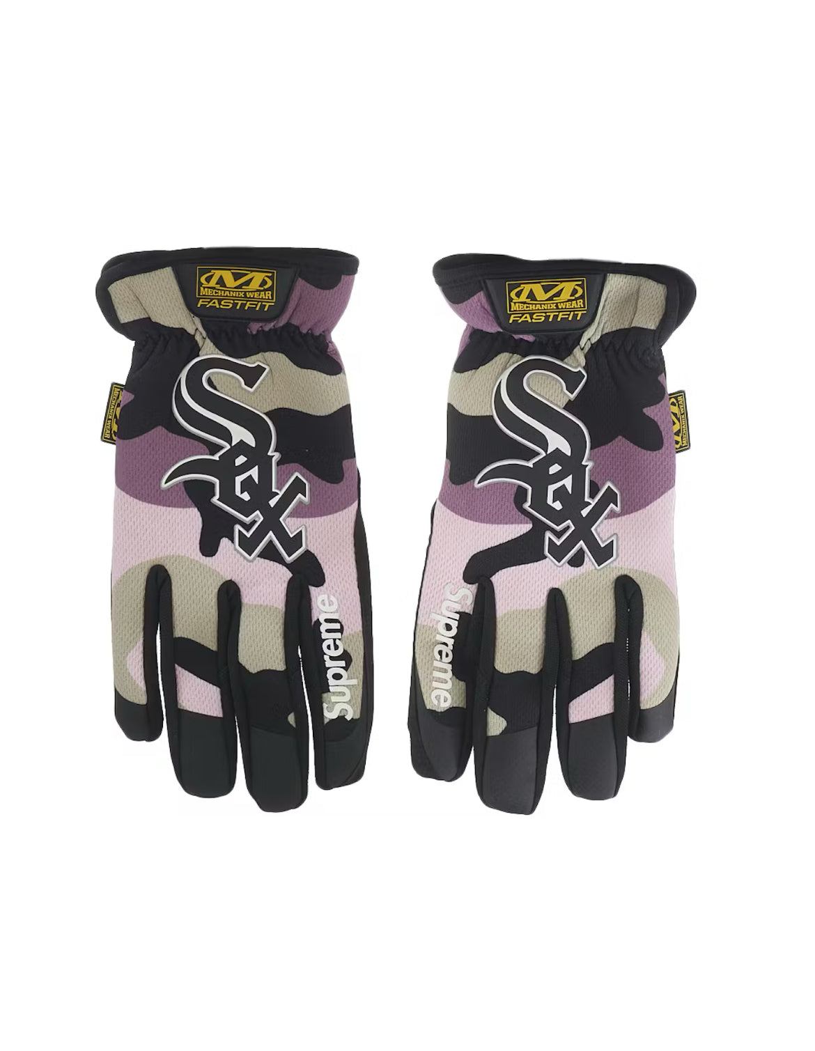 SUPREME MECHANIX FASTFIT  WHITE SOCKS GLOVES (BRAND NEW)