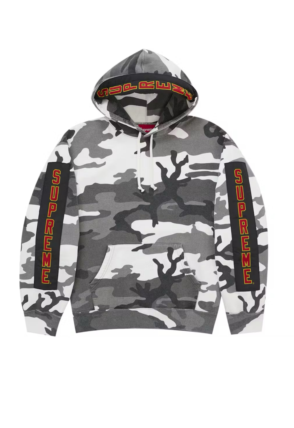 SUPREME WOVEN PATCHES HOODED CAMO SWEATSHIRTS (BRABD NEW)