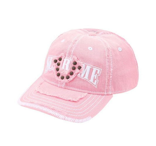 SUPREME X TRUE RELIGION PINK MESH BACK 6 PANEL HAT (BRAND NEW)