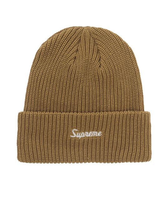 SUPREME LOOSE GAUGE TAN BEANIE (BRAND NEW)