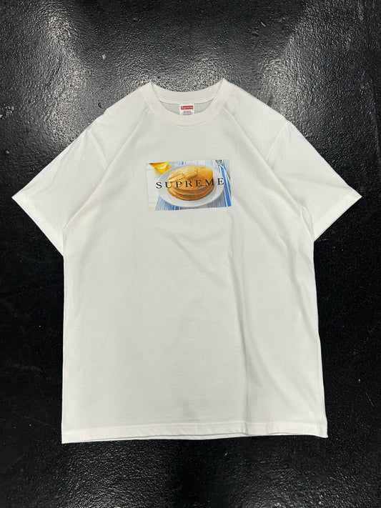 SUPREME PANCAKE WHITE TEE (BRAND NEW)