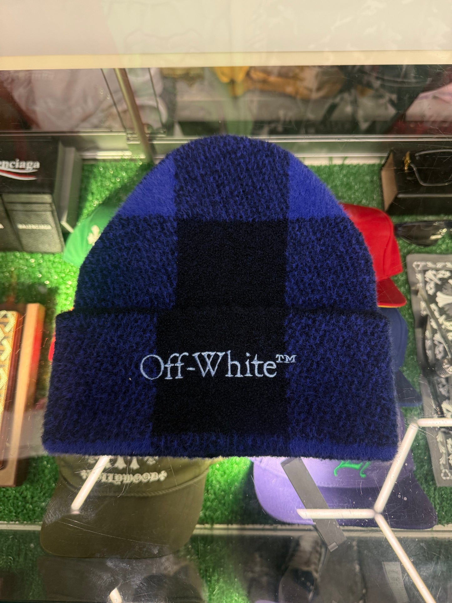 OFF-WHITE BOOKISH BEANIE    (BRAND NEW)