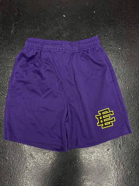 ERIC EMANUEL PURPLE MESH SHORTS (PRE OWNED)