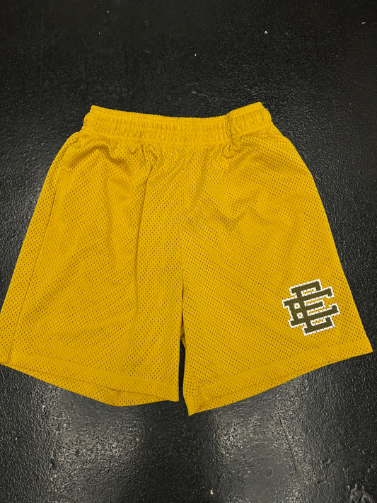 ERIC EMANUEL YELLOW MESH SHORTS