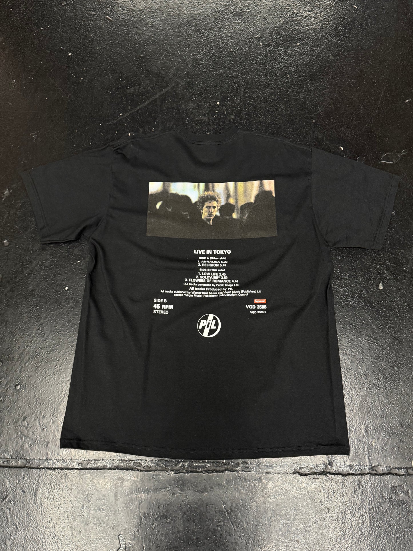 SUPREME X PIL LIVE IN TOKYO TEE (BRAND NEW)