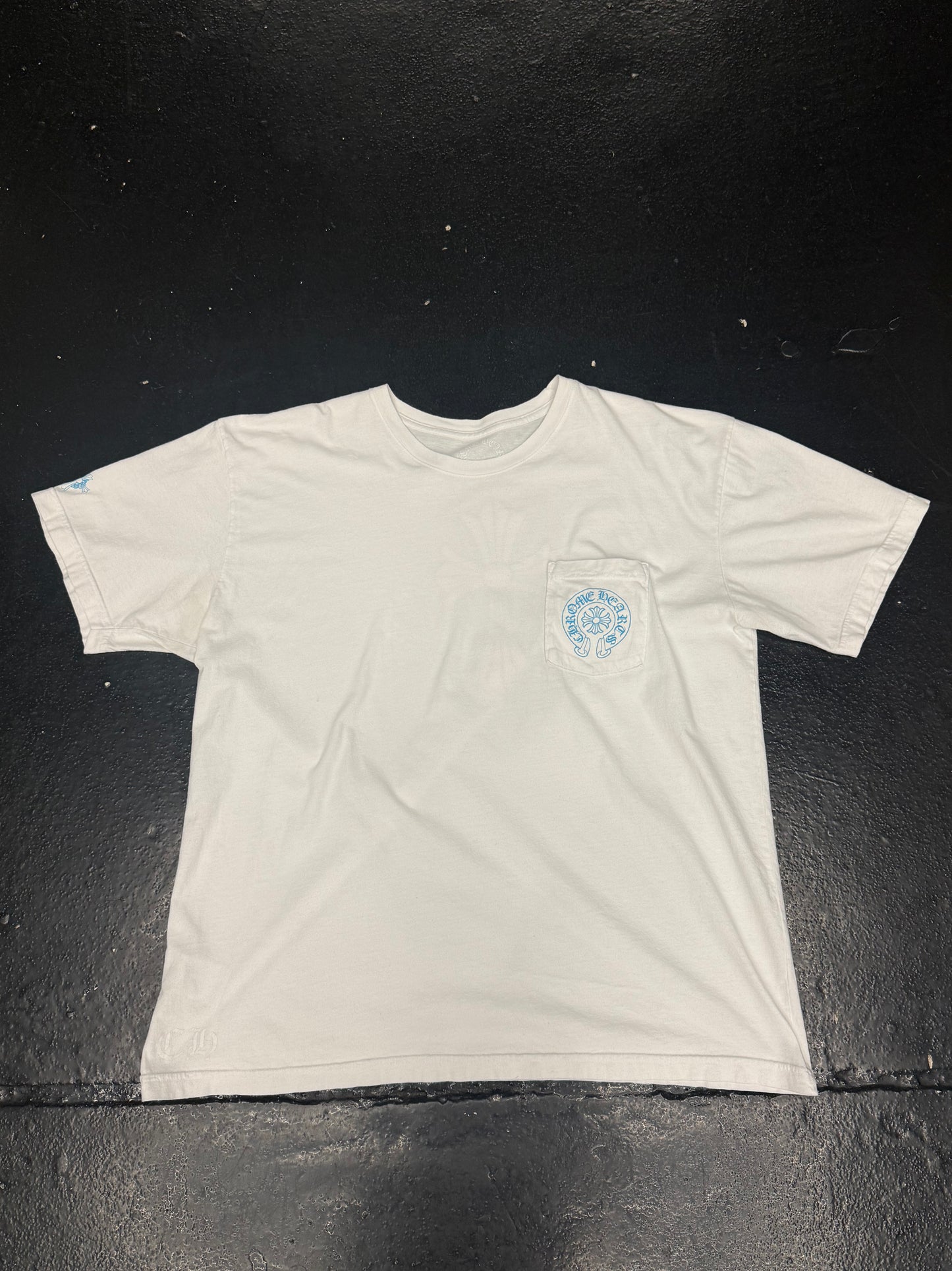 CHROME HEARTS TRIPLE CROSS LOGO T-SHIRT (PRE-OWNED)