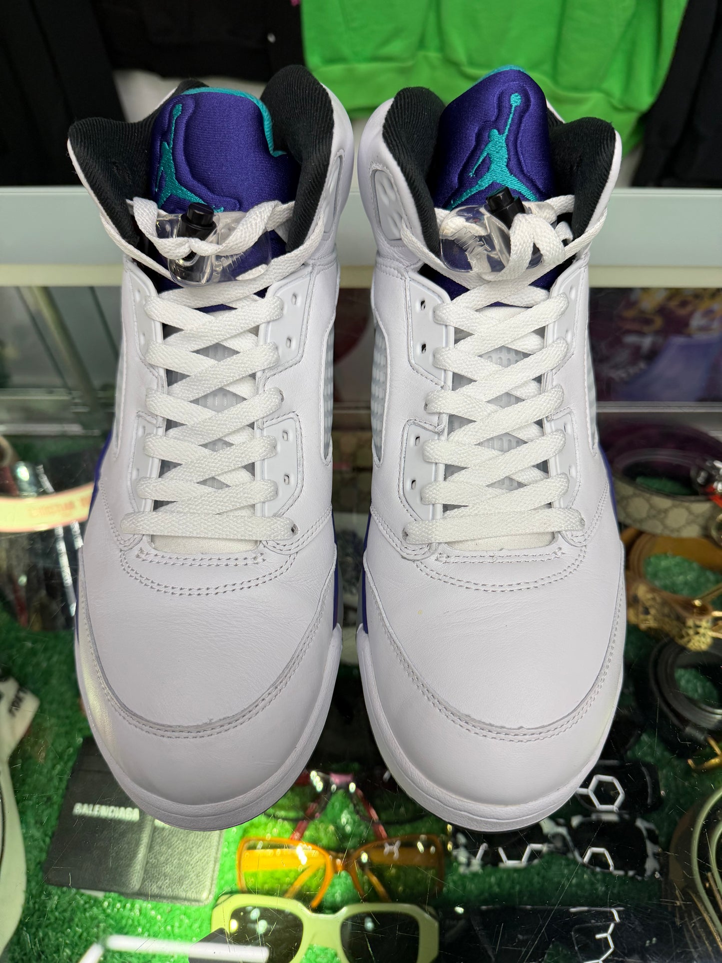 JORDAN 5 GRAPE (PRE-OWNED NO BOX)