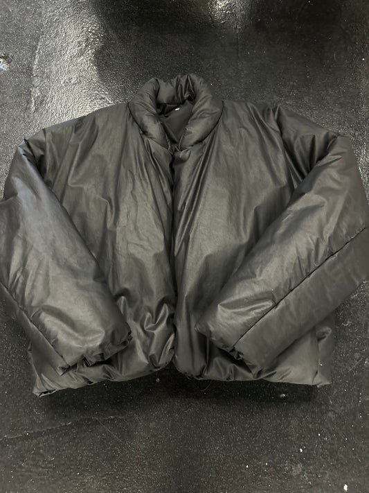 YEEZY X GAP BALENCIAGA ENGINEERED PUFFER JACKET ANORAK BLACK (PRE OWNED)