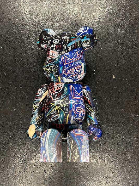BEARBRICK GRAFFITI 1000% JEAN-MICHEL BASQUIAT (W/ BOX)