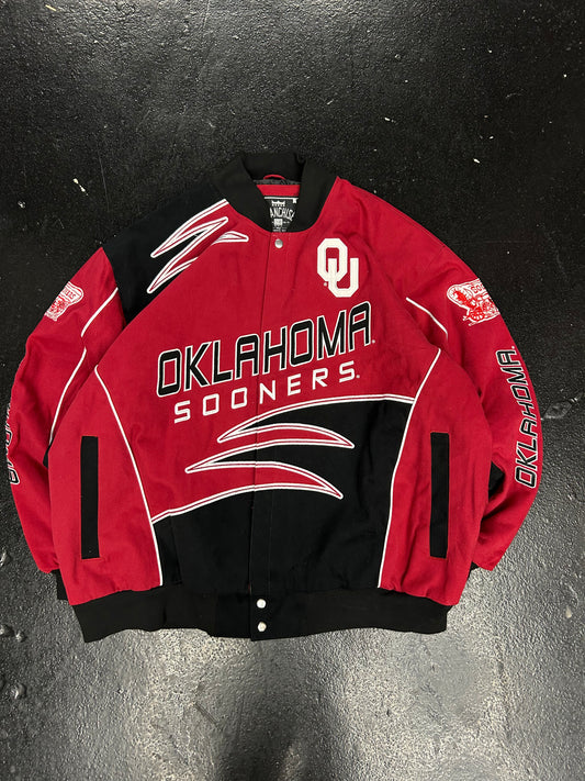NASCAR OKLAHOMA SOONERS JACKET (PRE OWNED)