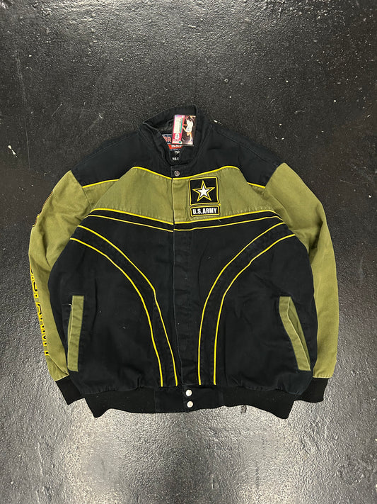 NASCAR USA ARMY GREEN JACKET (PRE OWNED)