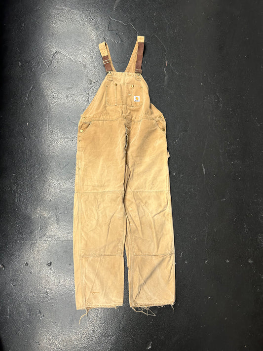 CARHARTT TAN OVERALLS (PRE OWNED)