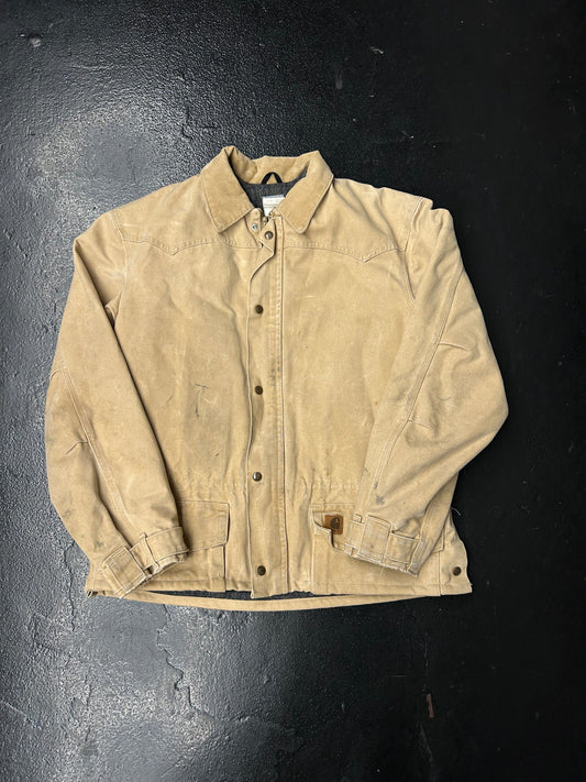 CARHARTT TAN HOODLESS JACKET (PRE OWNED)