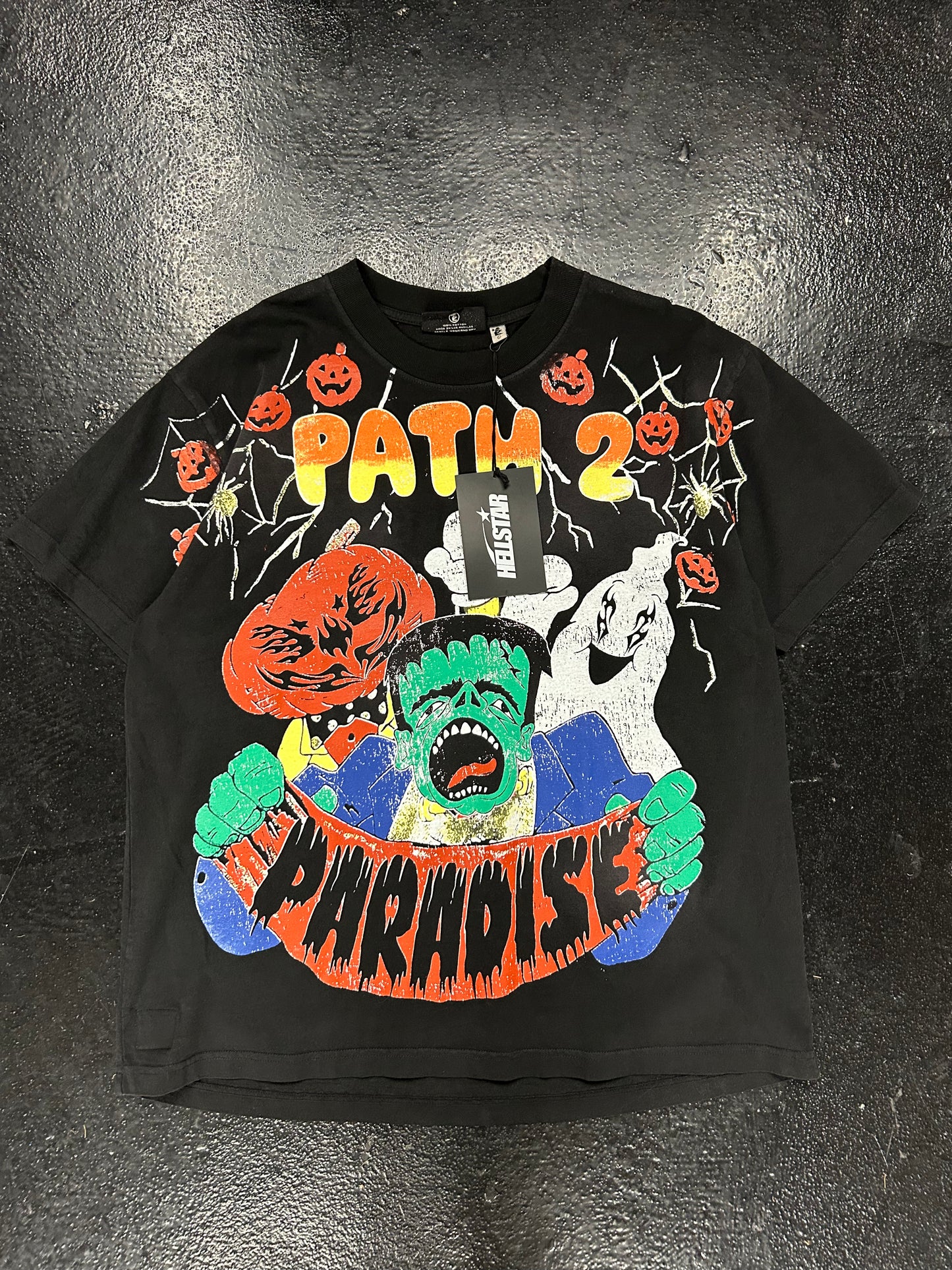 HELLSTAR PATH TO PARADISE BLACK TEE (BRAND NEW)