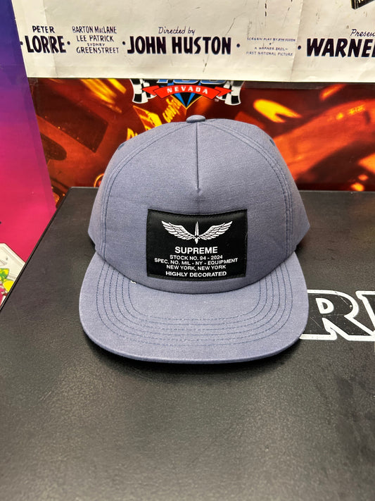 SUPREME NY BLUE TRUCKER HAT (BRAND NEW)